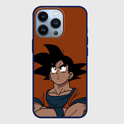 Чехол для iPhone 13 Pro DRAGON BALL ДРАГОН БОЛЛ, цвет: 3D-тёмно-синий