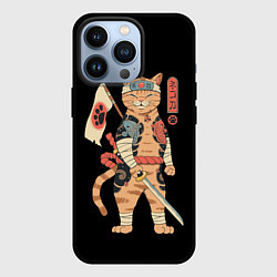 Чехол для iPhone 13 Pro Shogun Cat, цвет: 3D-черный