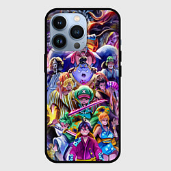 Чехол для iPhone 13 Pro ONE PIECE ВАН ПИС ПЕРСОНАЖИ, цвет: 3D-черный