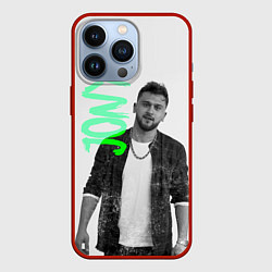 Чехол для iPhone 13 Pro Jony music, цвет: 3D-красный