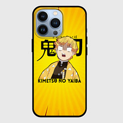 Чехол для iPhone 13 Pro Зеницу Агацума Kimetsu no Yaiba, цвет: 3D-черный