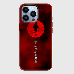 Чехол для iPhone 13 Pro Клинок, рассекающий демонов Kimetsu no Yaiba, цвет: 3D-красный