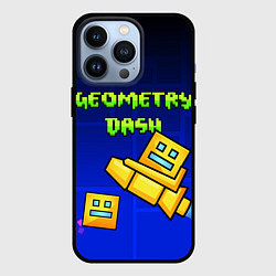 Чехол для iPhone 13 Pro Geometry Dash, цвет: 3D-черный