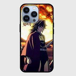 Чехол для iPhone 13 Pro Demon Slayer: Kimetsu no Yaiba, цвет: 3D-черный