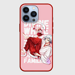 Чехол для iPhone 13 Pro Divine white snake, цвет: 3D-красный