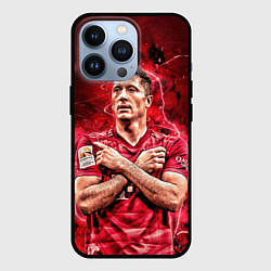 Чехол для iPhone 13 Pro Левандовски Lewandowski 9, цвет: 3D-черный