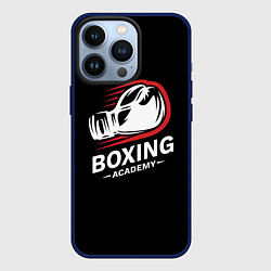 Чехол для iPhone 13 Pro Бокс, цвет: 3D-тёмно-синий