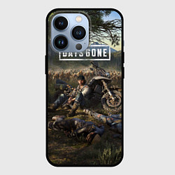 Чехол для iPhone 13 Pro Days gone Дикон и толпа фриков, цвет: 3D-черный