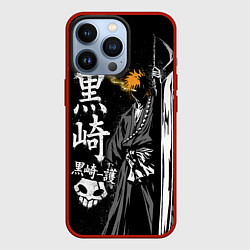 Чехол для iPhone 13 Pro Bleach, Ичиго с мечом, цвет: 3D-красный
