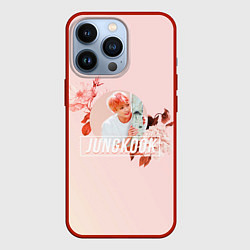 Чехол для iPhone 13 Pro Чон Чонгук, цвет: 3D-красный
