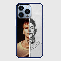 Чехол для iPhone 13 Pro Niletto side, цвет: 3D-тёмно-синий