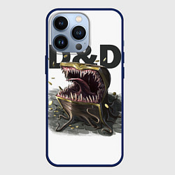 Чехол для iPhone 13 Pro D&D Мимик-сундук ДнД, цвет: 3D-тёмно-синий