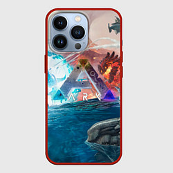 Чехол для iPhone 13 Pro Ark battelfield, цвет: 3D-красный