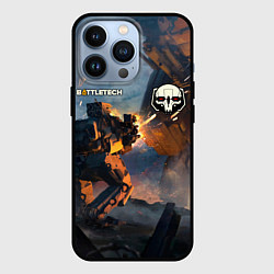 Чехол для iPhone 13 Pro Battletech warrior, цвет: 3D-черный