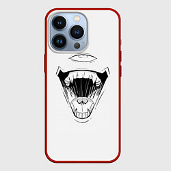 Чехол для iPhone 13 Pro Sukunas Laugh, цвет: 3D-красный