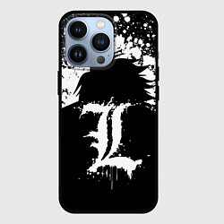 Чехол для iPhone 13 Pro Death Note брызги краски, цвет: 3D-черный