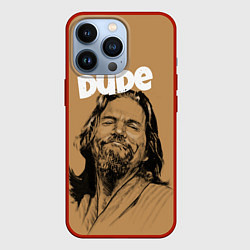 Чехол для iPhone 13 Pro The Big Lebowski Dude, цвет: 3D-красный