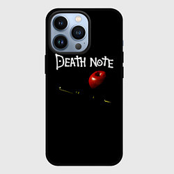 Чехол для iPhone 13 Pro Death Note яблоко и ручка, цвет: 3D-черный