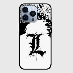 Чехол для iPhone 13 Pro Death Note черная краска, цвет: 3D-черный