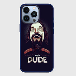 Чехол для iPhone 13 Pro Большой Лебовский The Dude, цвет: 3D-тёмно-синий
