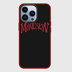 Чехол для iPhone 13 Pro Maneskin Inscription, цвет: 3D-красный