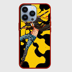 Чехол для iPhone 13 Pro Трафальгар Ло из One Piece, цвет: 3D-красный