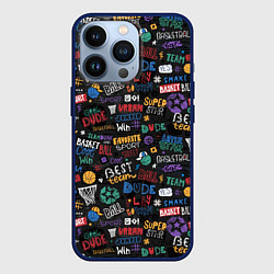Чехол для iPhone 13 Pro Баскетбол, цвет: 3D-тёмно-синий