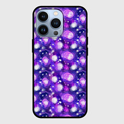 Чехол для iPhone 13 Pro Galaxy, цвет: 3D-черный