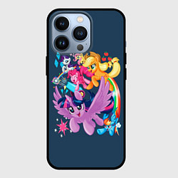 Чехол для iPhone 13 Pro Пони тим, цвет: 3D-черный