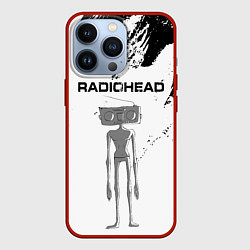Чехол для iPhone 13 Pro Radiohead Радиохед Z, цвет: 3D-красный