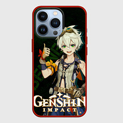 Чехол для iPhone 13 Pro Беннетт Genshin Impact, цвет: 3D-красный