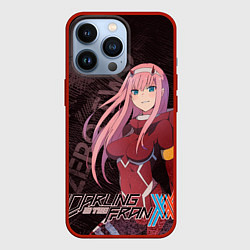 Чехол для iPhone 13 Pro Zero Two Любимый во Франксе, цвет: 3D-красный