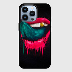 Чехол для iPhone 13 Pro Ядовитый поцелуй, цвет: 3D-черный