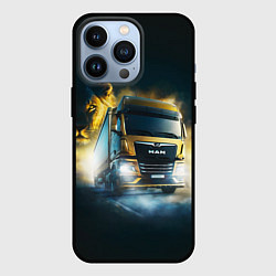 Чехол для iPhone 13 Pro Man Leon, цвет: 3D-черный