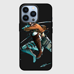 Чехол для iPhone 13 Pro Атака Титана, цвет: 3D-черный
