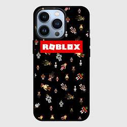 Чехол для iPhone 13 Pro ROBLOX PATTERN РОБЛОКС Z, цвет: 3D-черный