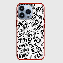 Чехол для iPhone 13 Pro UNDER WHITE, цвет: 3D-красный