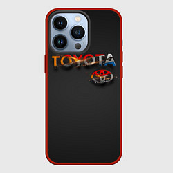 Чехол для iPhone 13 Pro TOYOTA SHARDS, цвет: 3D-красный