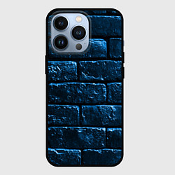 Чехол для iPhone 13 Pro Неоновая, кирпичная стена, цвет: 3D-черный