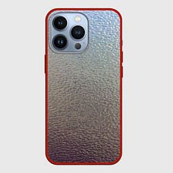Чехол для iPhone 13 Pro Металликскин, цвет: 3D-красный
