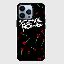 Чехол для iPhone 13 Pro MY CHEMICAL ROMANCE РОЗЫ MCR ROSES, цвет: 3D-черный