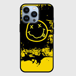 Чехол для iPhone 13 Pro Нирвана Гранж Nirvana Smile, цвет: 3D-черный