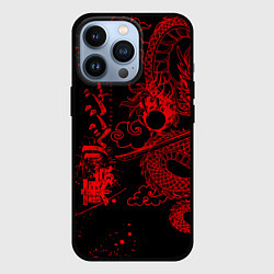Чехол для iPhone 13 Pro ТОКИЙСКИЕ МСТИТЕЛИ КРАСНЫЙ ДРАКОН, цвет: 3D-черный