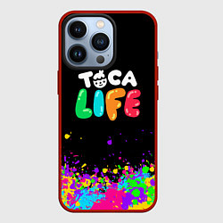 Чехол для iPhone 13 Pro Toca Life, цвет: 3D-красный