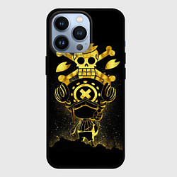 Чехол для iPhone 13 Pro ONE PIECE ВАН ПИС GOLDEN, цвет: 3D-черный