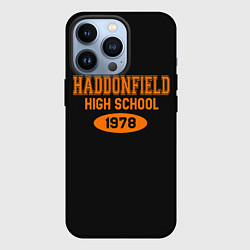 Чехол для iPhone 13 Pro Haddonfield High School 1978, цвет: 3D-черный