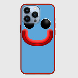 Чехол для iPhone 13 Pro Huggy Waggy smile, цвет: 3D-красный
