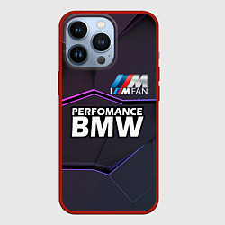 Чехол для iPhone 13 Pro BMW Perfomance, цвет: 3D-красный