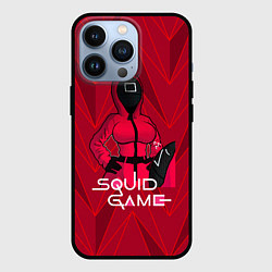 Чехол для iPhone 13 Pro Squid game, цвет: 3D-черный