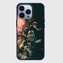 Чехол для iPhone 13 Pro Моя банда Раст, цвет: 3D-тёмно-синий